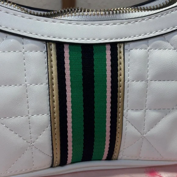 Aldo WICKED Stylish White with charms and Guitar Strap Women's Bag SOLD OUT! - Picture 12 of 15